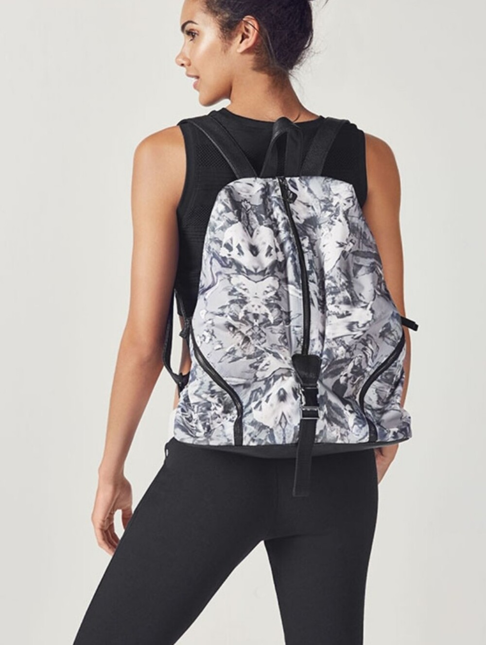 Fabletics The Row Monarch Marble Print Backpack